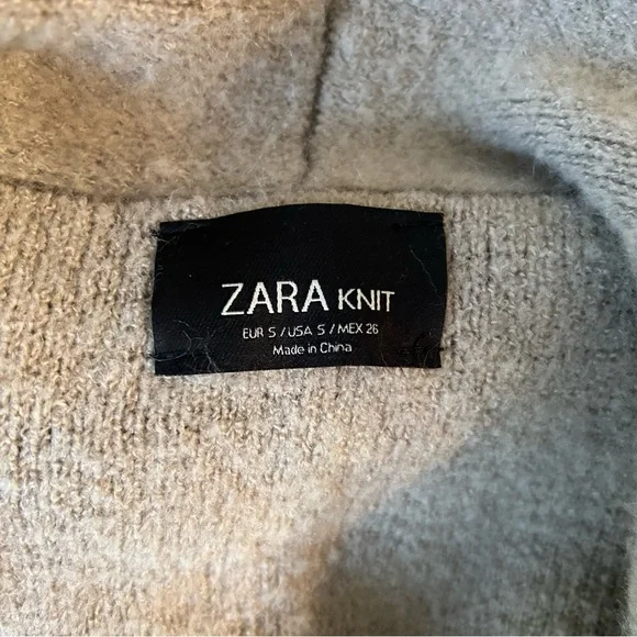 ZARA KNIT Cardigan Sweater Size Small S - Picture 6 of 7